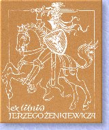 Exlibris Jerzego enkiewicza
